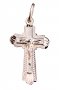 The cross «Crucifixion», gold 585, 25x18mm, О п02287