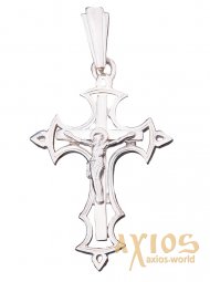 The cross «Crucifixion», silver 925, 37x27mm, О 131471 - фото