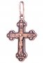 The cross «Crucifixion with prayer», gold 585, with black 31x18mm, О п01853