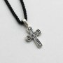 Silver cross with crucifix, 20x12 mm, O 132478