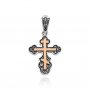Cross made of silver and gold