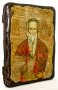 Icon antique Martyr Myron Kizichesky 13x17 cm