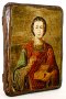 Icon Antique Holy Great Martyr and Healer Panteleimon 13x17 cm