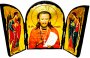 Icon Antique Holy Arkady Skladen triple