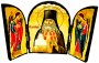Icon Antique St. Arseny Svyatogorsky Skladen triple