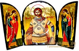Icon Antique Holy Artemius Skladen triple - фото