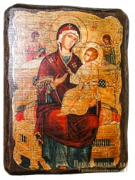 Icon antique Vsetsaritsa 30x40 cm Holy Mother of God - фото