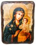 Icon of the Holy Theotokos antique Fadeless Color 17h23 cm