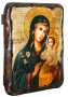 Icon of the Holy Theotokos antique Fadeless Color 17h23 cm