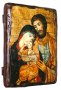 Icon Antique Holy Family 21x29 cm