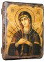 Icon antique Semistrelnaya 21x29 cm Holy Mother of God