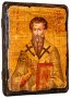 Icon Antique St. Basil the Great 17h23 cm