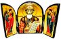 Icon Antique St. Vladimir Skladen triple