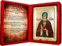 Икона Святой благоверный князь Олег Брянский Греческий стиль в позолоте 13x17 см