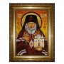 Amber icon of the Holy Archbishop of San Francisco and Shanghai John 20x30 cm