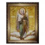 Amber icon of St. Archangel Gabriel 20x30 cm