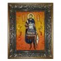 Amber icon of Holy Martyr Savel 20x30 cm
