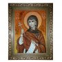 Amber icon Holy Martyress Margarita (Marina) 20x30 cm