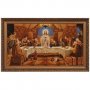 Amber icon of the Last Supper 20x30 cm