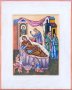 Icon of the Nativity of the Blessed Virgin 30x37,5 cm