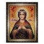 Amber Icon Holy Martyr Vera 15x20 cm