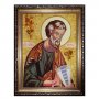 Amber icon Saint Apostle Peter 15x20 cm