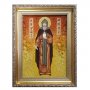 The Amber Icon The Monk Daniel of Moscow 15x20 cm