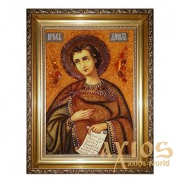 Amber Icon Holy Prophet Daniel 15x20 cm - фото