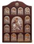 Home iconostasis of St. George the Victorious 28x42 cm