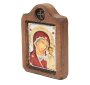 Icon of the Mother of God of Kazan, Italian frame №1, enamel, 6x8 cm, alder tree