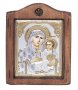 Icon of the Mother of God of Jerusalem, Italian frame №2, 13x17 cm, alder tree
