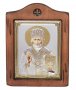 Icon St. Nicholas, Italian frame №2, 13x17 cm, alder tree