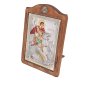 Icon St. George, Italian frame №3, enamel, 17x21 cm, alder tree