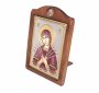Icon of the Mother of God, Italian frame №3, enamel, 17x21 cm, alder tree
