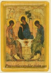 Holy Trinity, Andrei Rublev, (XV century) - фото