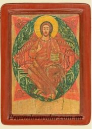 Icon of Jesus in glory (XVI century) - фото