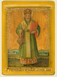 Icon of St. Nicholas Krehivskyy (XVII century) - фото