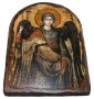 Icon Antique Holy Archangel Michael 17h23 see Arch