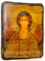 Icon Antique Holy Guardian Angel 7x9 cm - фото
