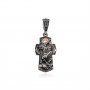 Pendant from silver and gold with the guardian angel "Amadeus"