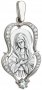 The image of the Mother of God "Tenderness" silver 925°, 25 rhinestone
