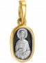 The image of the "Holy monk Photinia" (Svetlana) silver 925, gilding 999