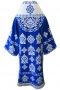 Vestment of Bishop Embroidered Blue 