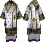 Bishop`s vestments, embroidered on thick satin with embroidered galloon R133A