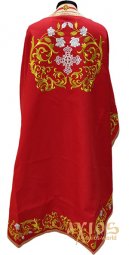 Priest vestments, red gabardine - фото
