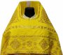 Priest Vestment, Embroidered on Yellow Gabardine 