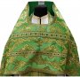 Priestly vestments green, brocade