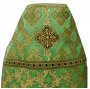 Priestly vestments green, brocade