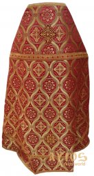 Priest vestments, from a quality red brocade - фото