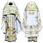 Priest Vestments, embroidered on white gabardine R 018m